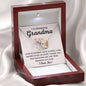 To My Amazing Grandma-"Meaning of Love" Hearts Necklace