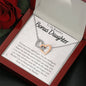 To My Bonus Daughter-"You Are Special" Necklace (mahogany box) 