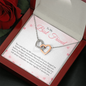 To My Bestie-"Changed My Life" Hearts Necklace