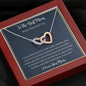 To The Best Mom-"I Love You" Hearts Necklace