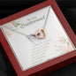 Thank You for Being My "Everything" Bridesmaid-Hearts Necklace (mahogany box)