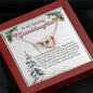 To My Amazing Granddaughter-You Brighten My Days, Hearts Necklace - Zaya Designs