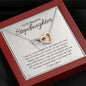 To My Stepdaughter-"You Are a Gift" Necklace (mahogany box)