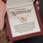 To A Wonderful Roommate-"Experiencing Life" Hearts Necklace
