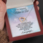 To My Mother-in-Law-"Wonderful Example" Necklace (mahogany box) 