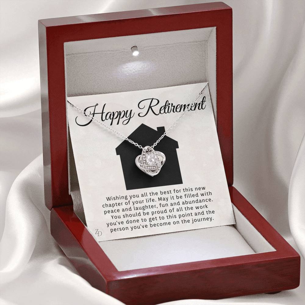 Happy Retirement-"All the Best" Necklace