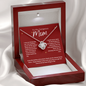 To My Gorgeous Mom-"Your Love and Care" Necklace