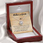 Mother of the Groom-"I Don't Take You for Granted" Love Knot Necklace (mahogany box)
