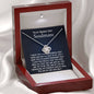To My Smokin' Hot Soulmate-"My Inspiration" Necklace (mahogany box)