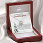 To My Granddaughter-"You Brighten My Day" necklace 