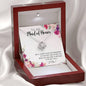 "Wedding Memories with My Maid of Honor" Necklace (mahogany box)