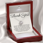 Thank You-"On Behalf of Parents Everywhere" Necklace