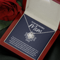 To My Incredible Mom-"You Make Life Beautiful" Necklace