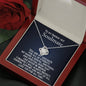 I Will Love You For All Eternity-Soulmate Necklace (mahogany box)