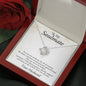 To My Soulmate-For All Eternity, Love Knot Necklace (mahogany box)
