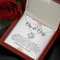 To My Beautiful One and Only-My Promise to You Necklace