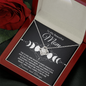 To My Beautiful Mom-Moon Phase Necklace