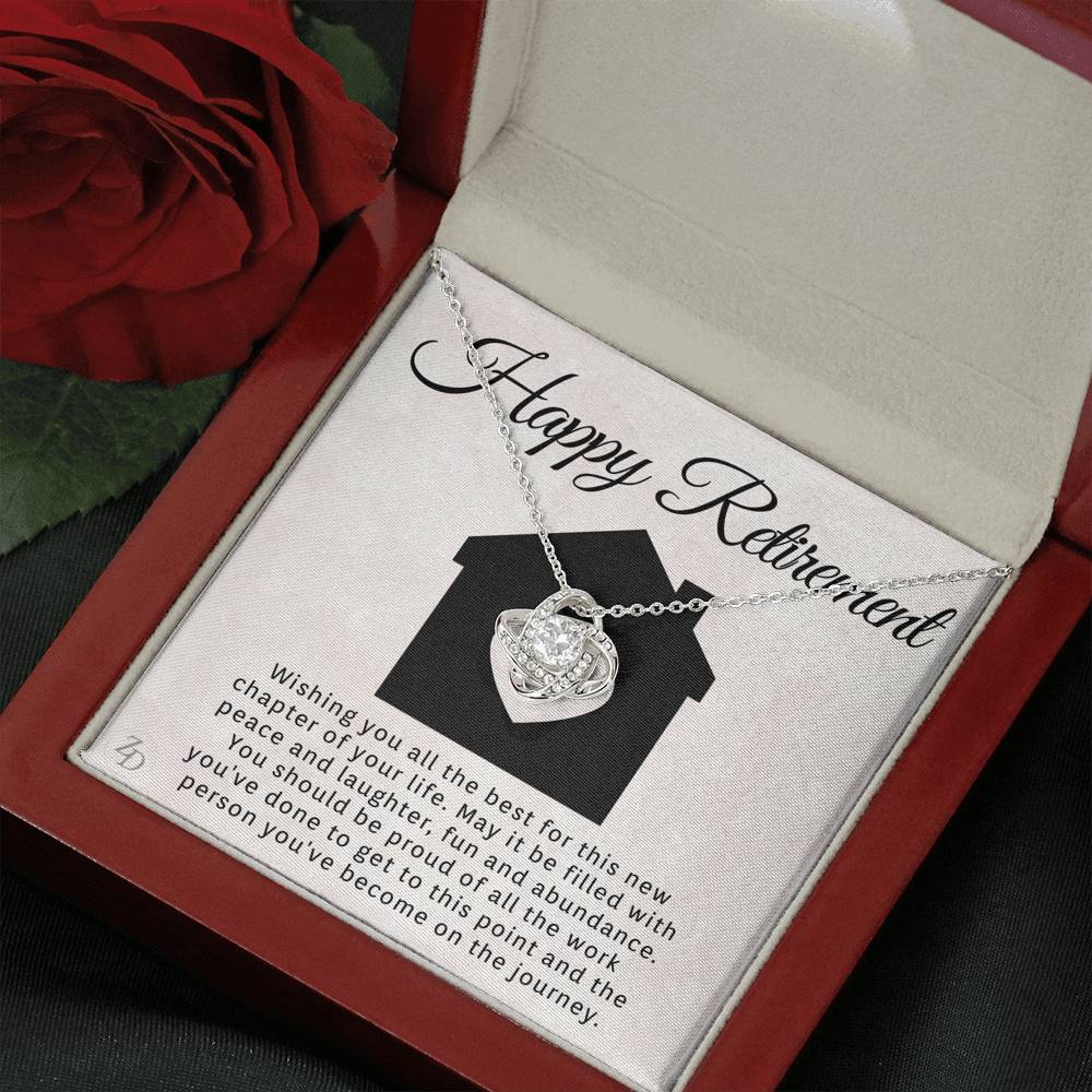 Happy Retirement-"All the Best" Necklace