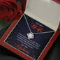 To My Wife-"Endless Love" Necklace (mahogany box)