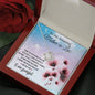 To My Amazing Mother-in-Law-"Thank You" Necklace (mahogany box)