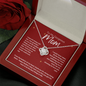 To My Gorgeous Mom-"Your Love and Care" Necklace