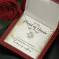 To My Maid of Honor-I Chose You Necklace (mahogany box)