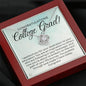 Congrats College Grad-"Dedication to Education" Necklace