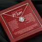 To My Gorgeous Mom-"Your Love and Care" Necklace