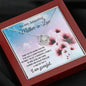 To My Amazing Mother-in-Law-"Thank You" Necklace (mahogany box)
