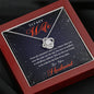 To My Wife-"Endless Love" Necklace (mahogany box)