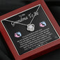 To My Grandma To Be-"Excited to Meet You" Necklace (mahogany box)