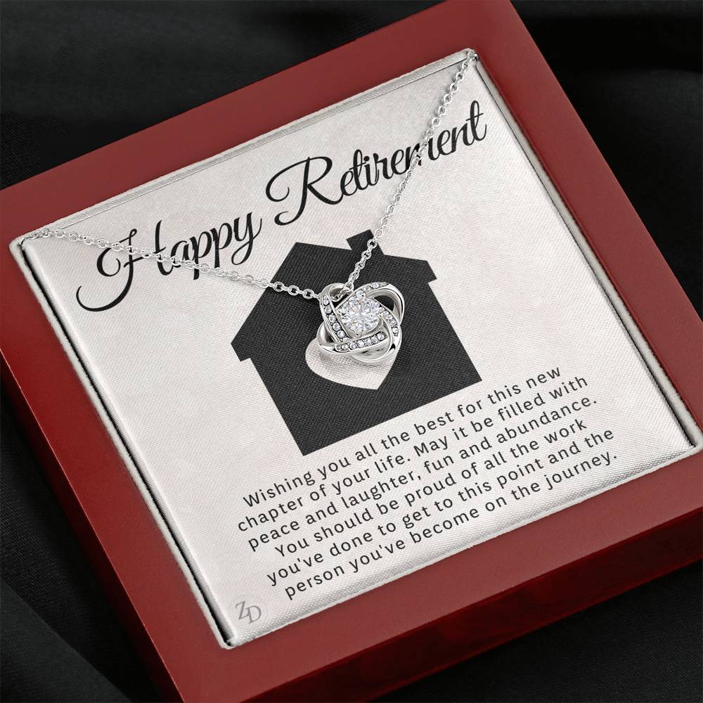 Happy Retirement-"All the Best" Necklace