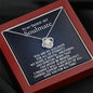 I Will Love You For All Eternity-Soulmate Necklace (mahogany box)