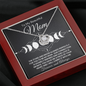 To My Beautiful Mom-Moon Phase Necklace