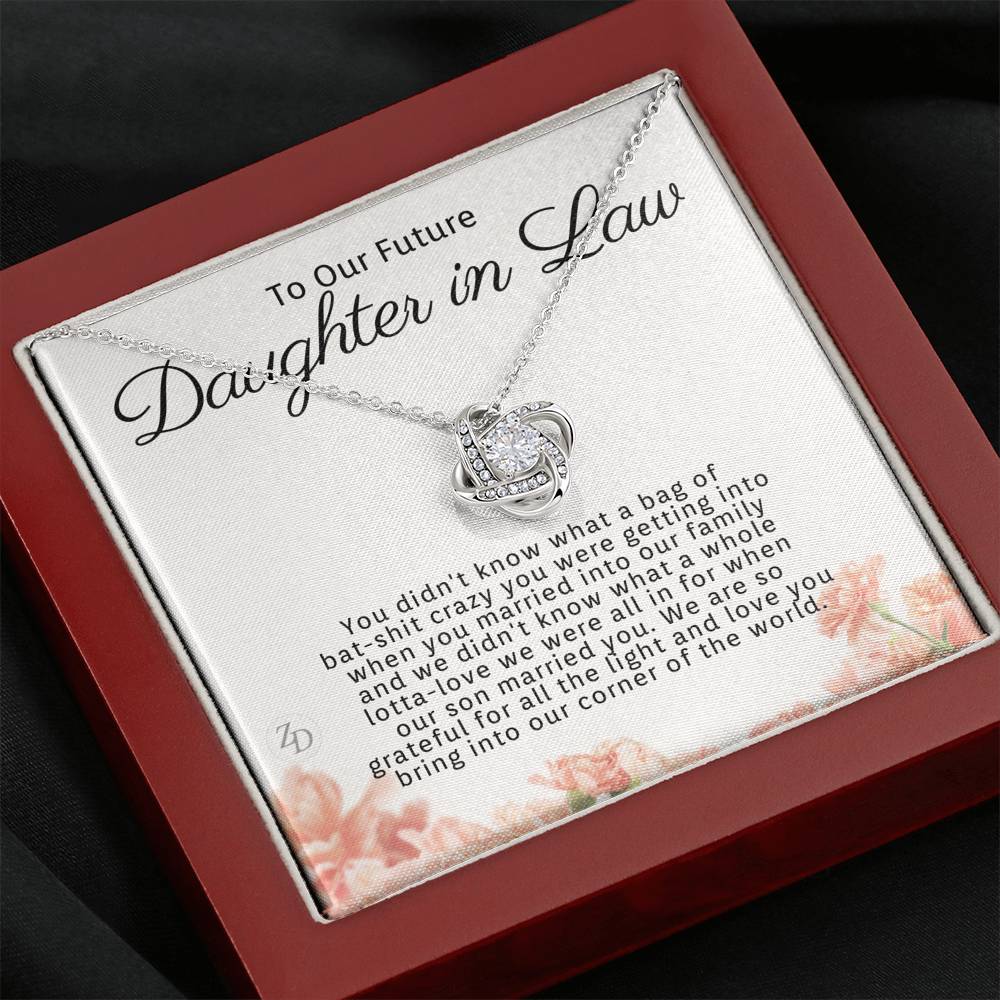 To My Daughter in Law-"Light and Love" Necklace