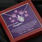 To My Beautiful Daughter-From Mom Love Knot Necklace