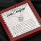 To My Bonus Daughter-"You Are Special" Love Necklace