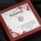 "Wedding Memories with My Bridesmaid" Necklace (mahogany box)