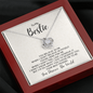To My Bestie-"You Believe In Me" Necklace
