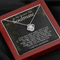 Thank You for Being You-Soulmate Love Knot Necklace (mahogany box)
