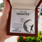 To My Golf Daughter Necklace