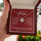 To My Gorgeous Mom-"Your Love and Care" Necklace