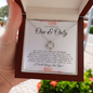 To My Beautiful One and Only-My Promise to You Necklace