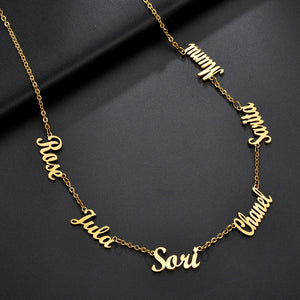 Dainty Personalized Names Necklace