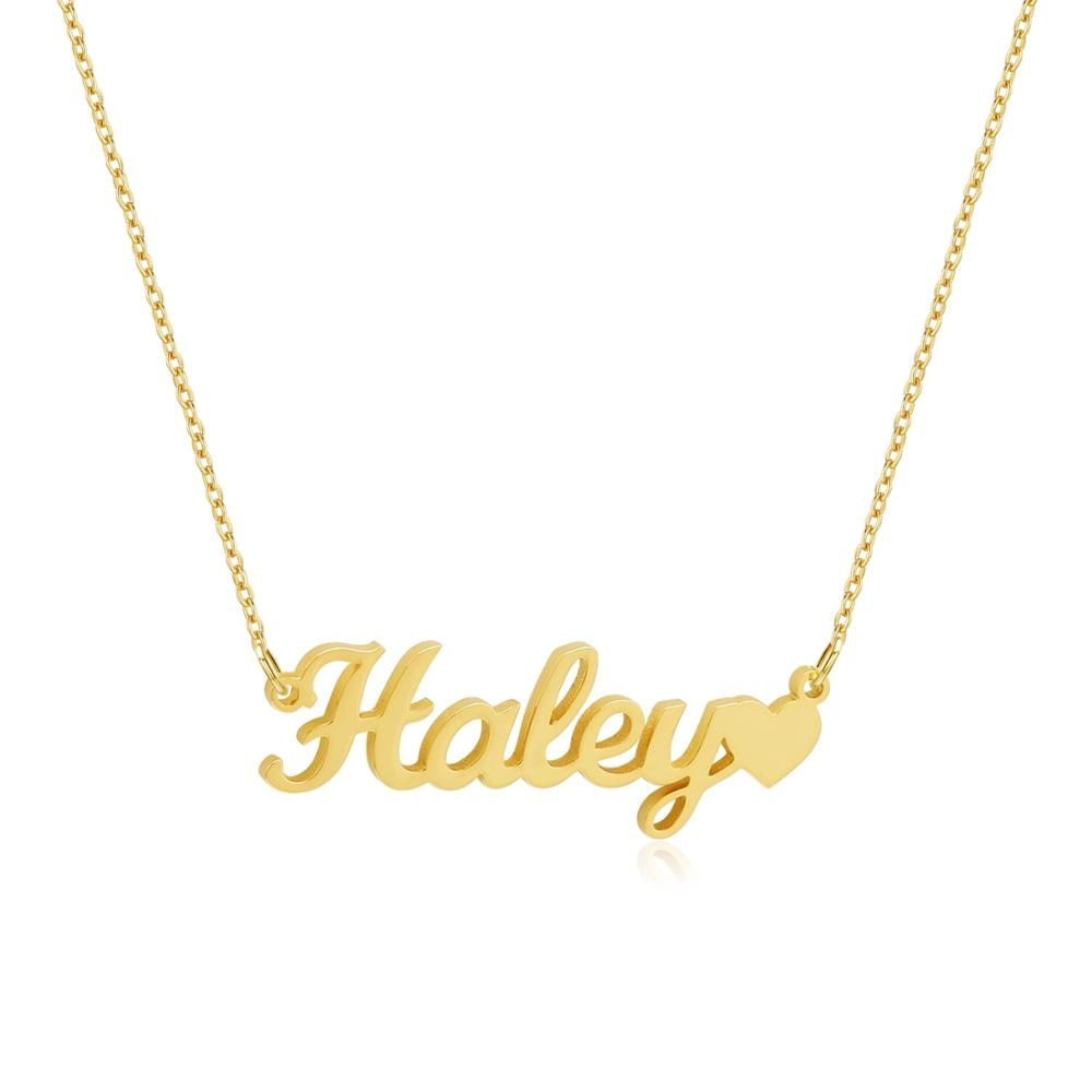 Gold Name Necklaces - Zaya Designs